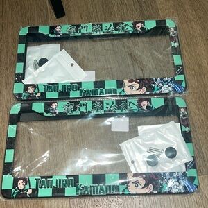 NWT Front and Back Tanjiro License Plate Frames